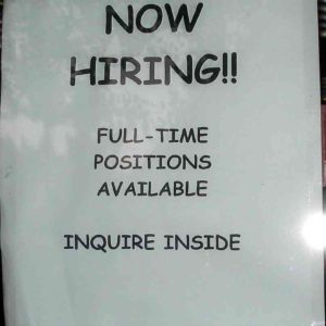 Now Hiring